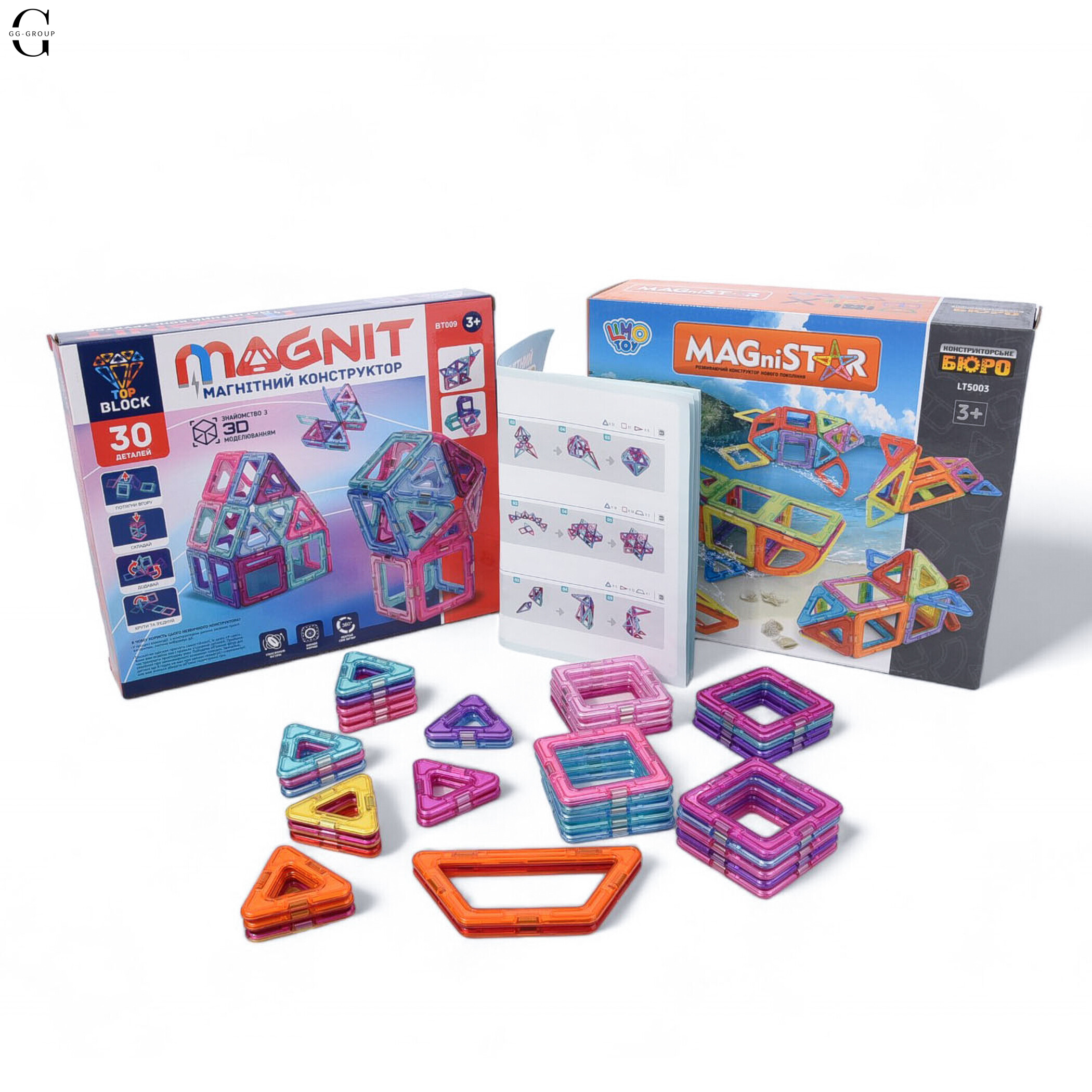 Магнитный конструктор Magnit/Magical/LIMO TOY 66 деталей